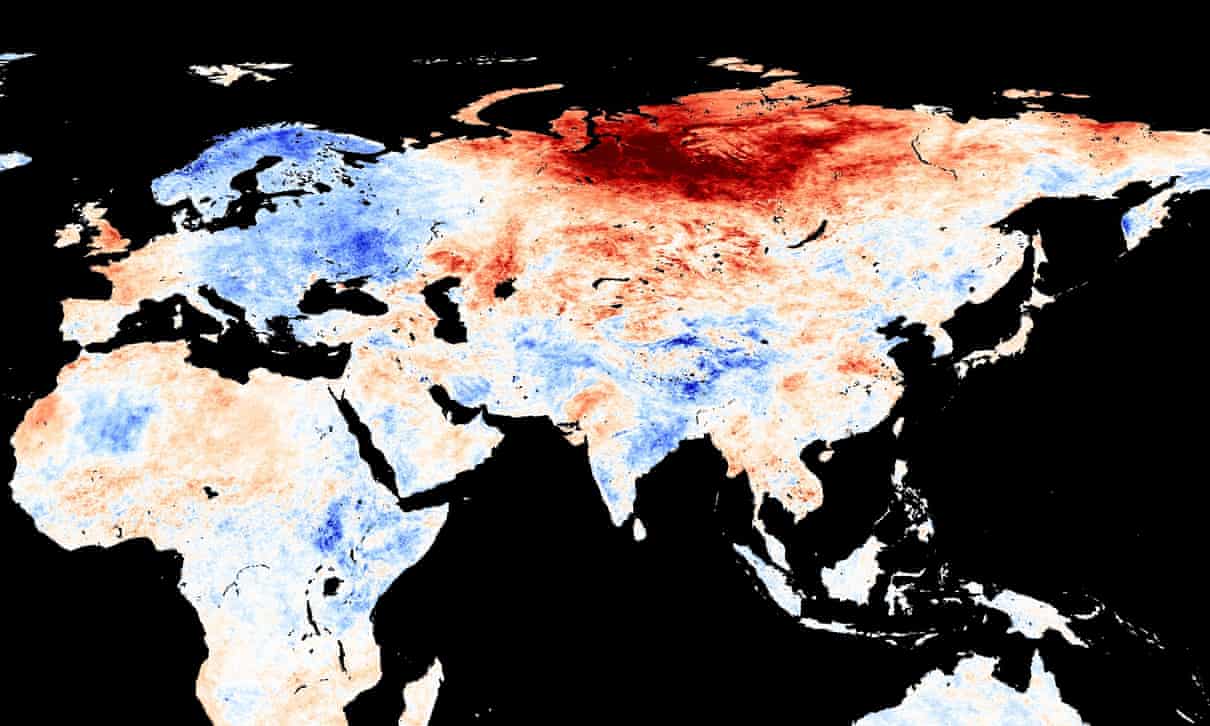 气候学家关注的异常热在西伯利亚