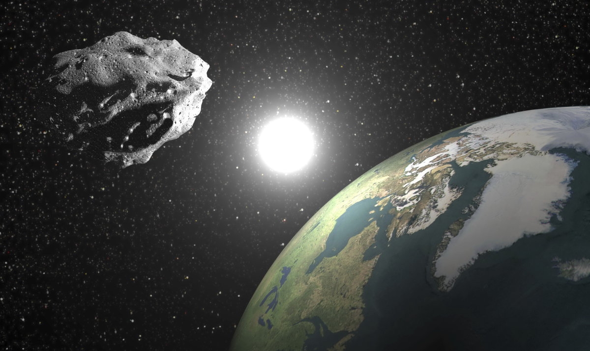 Between the earth and the Moon on 25 January flew by asteroid the size of a truck