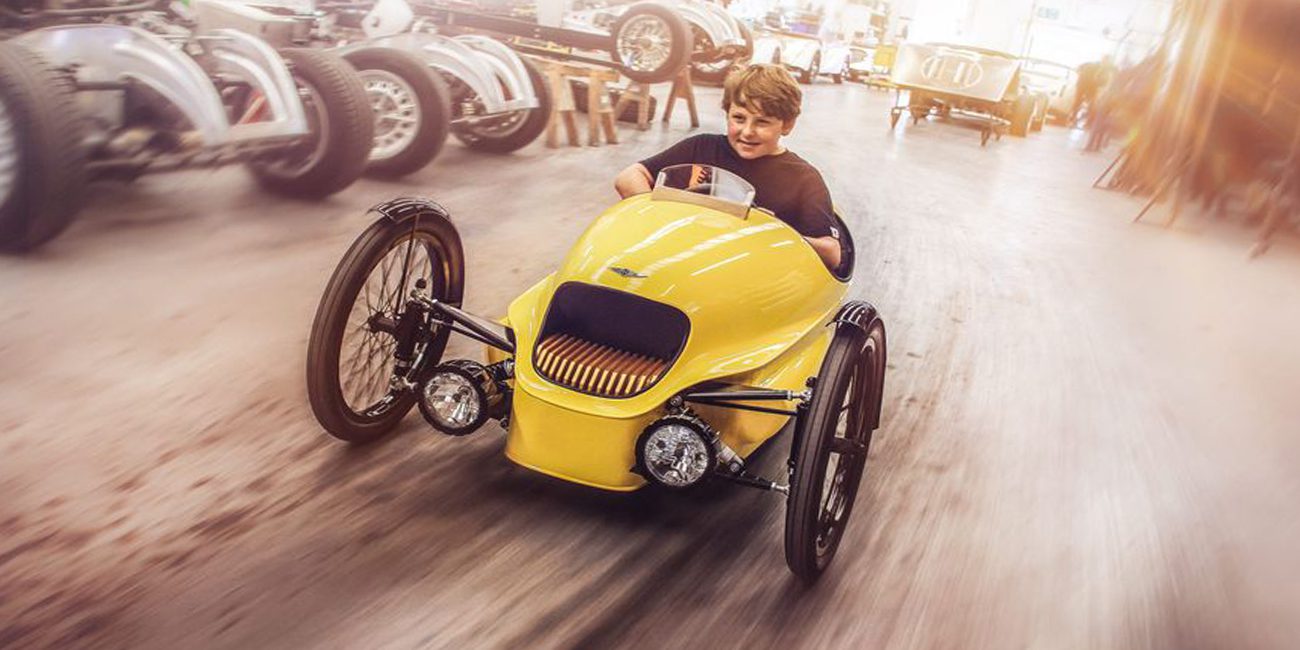 A commencé à vendre l'élite d'un véhicule électrique pour enfants de Morgan