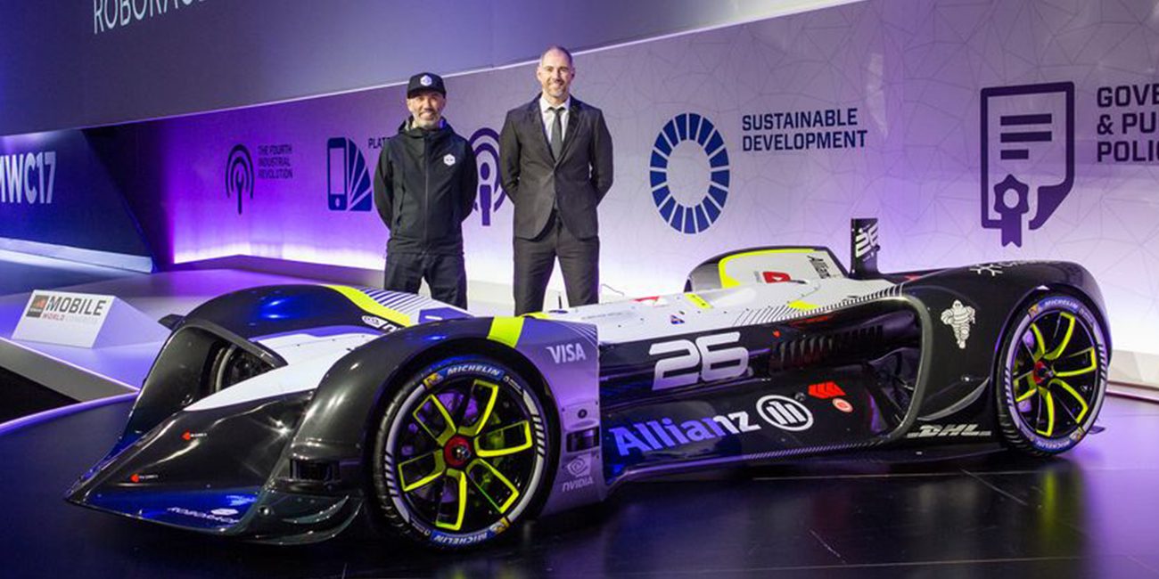 Selskapet Roborace viste sin ubemannede bil