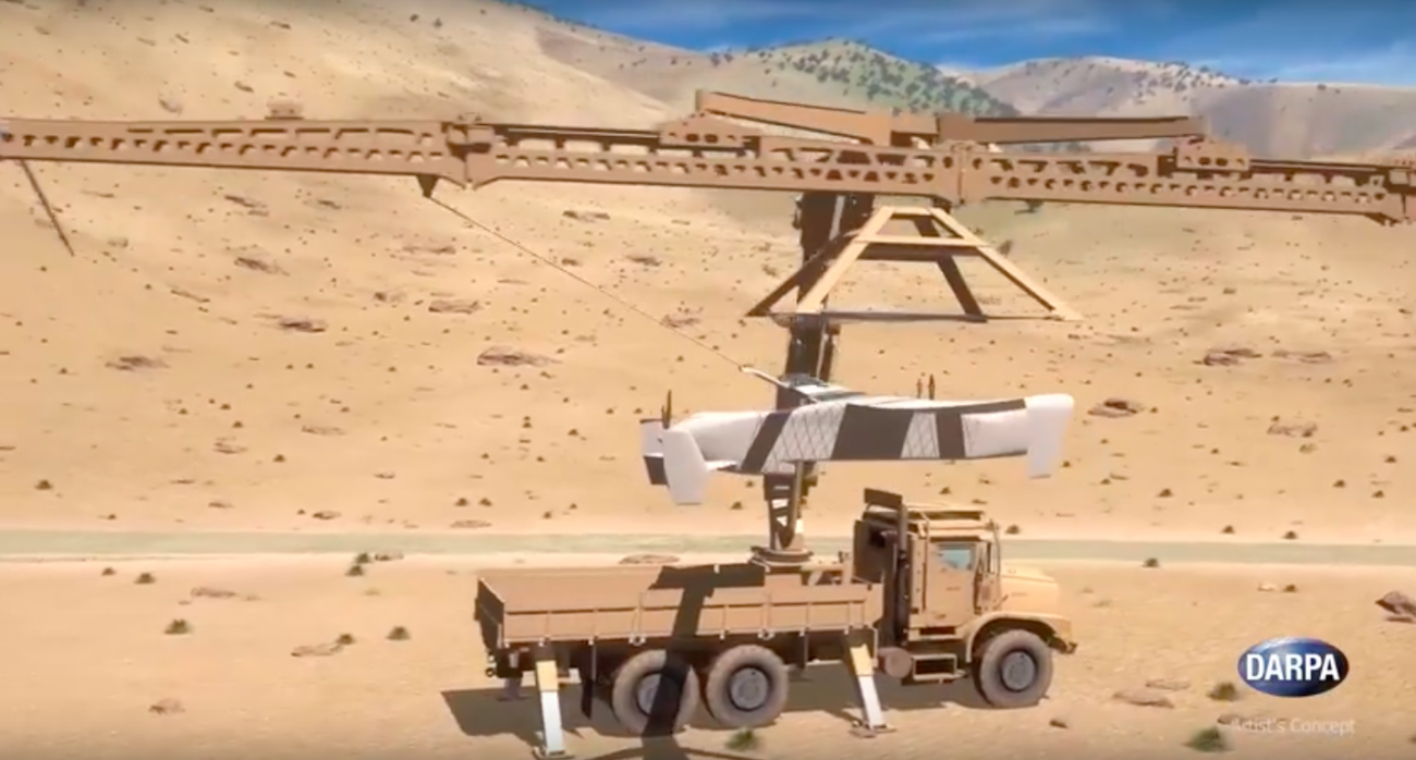 DARPA has developed a capture device drones