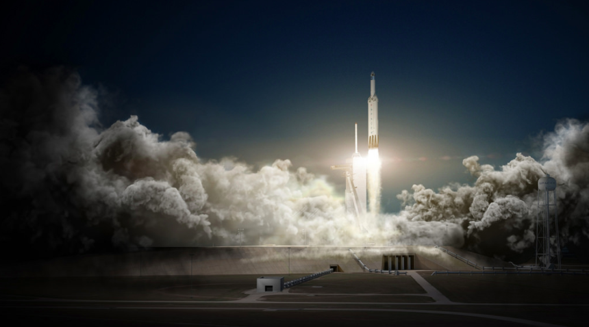 SpaceX har skjutit upp starten av det första uppdraget till Mars