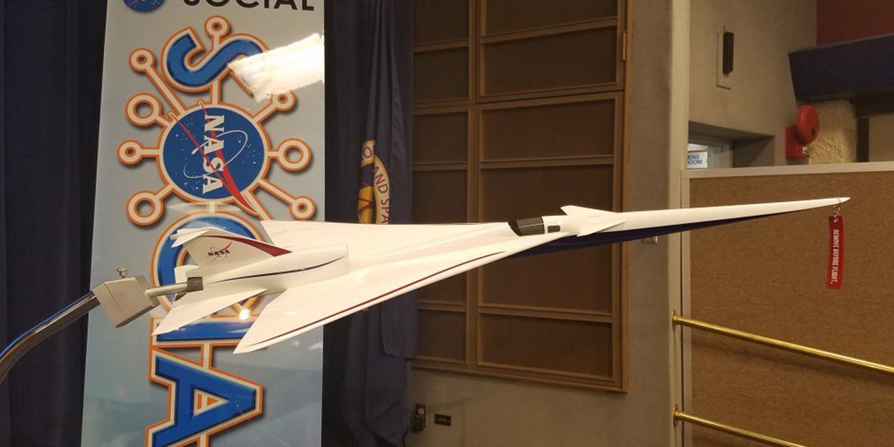 NASA er begyndt at teste en miniature prototype af en supersonisk fly