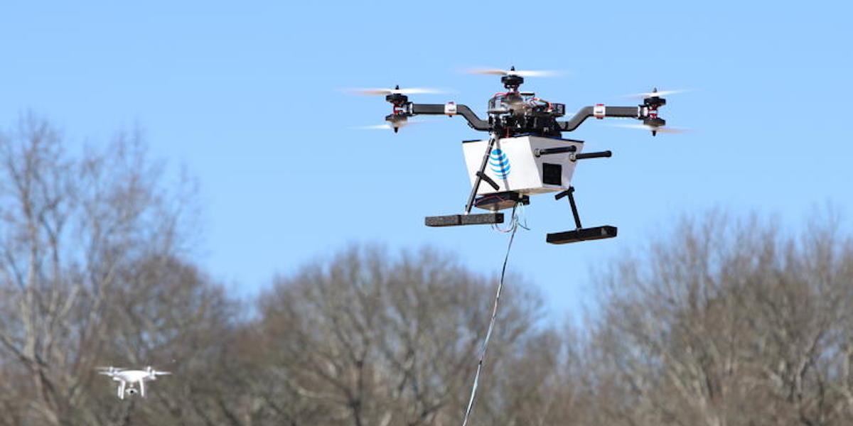 A AT&T quer usar drones como torres de celular