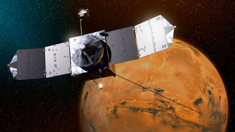 NASA rumfartøj næsten kolliderede med en af moons of Mars