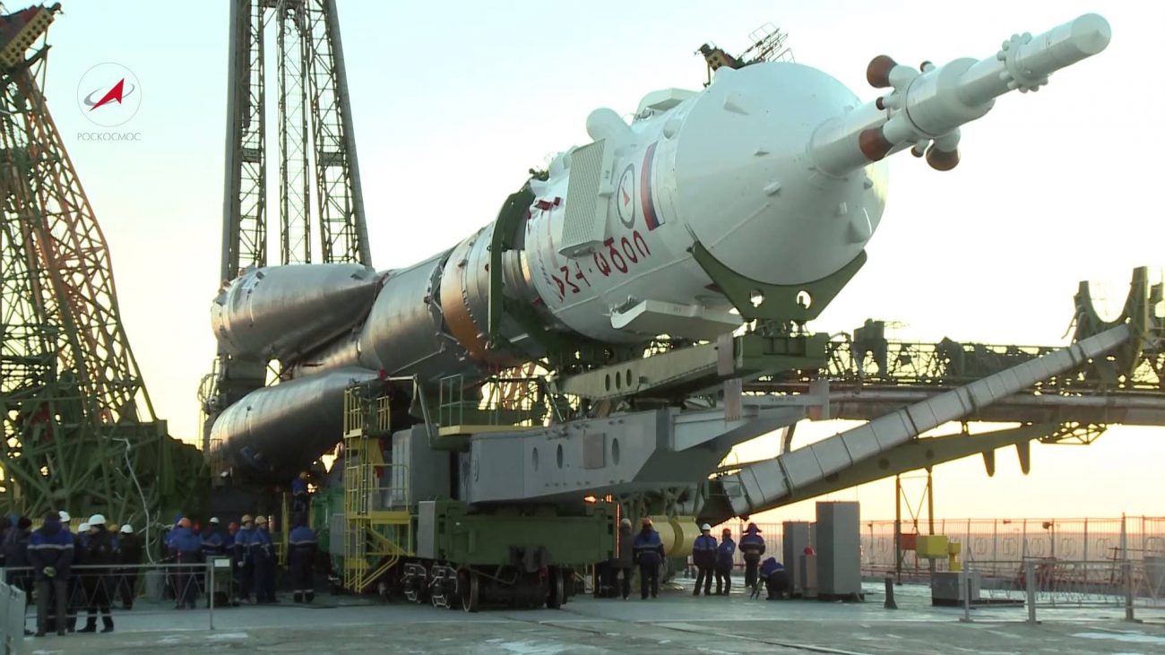 Lanzamiento de la nave rusa soyuz MS-04