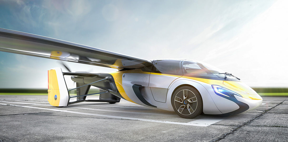 Den flygende bil fra AeroMobil viser dette året