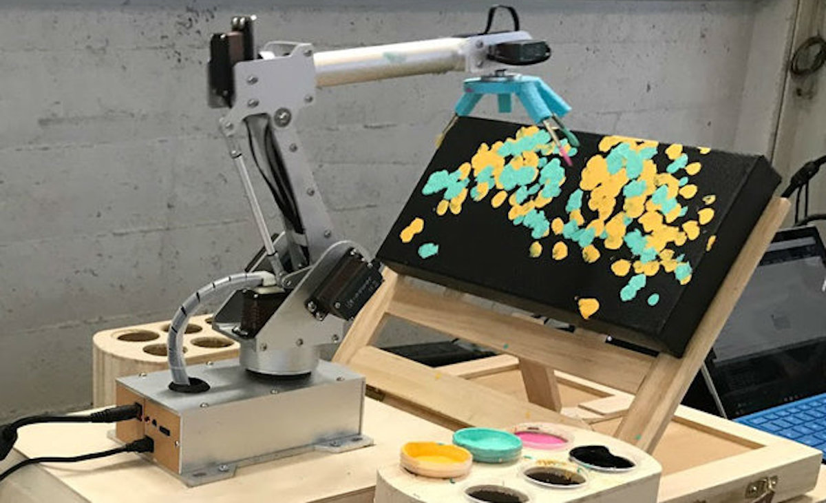 Artificielle de l'art: RobotArt — concours de la création de peintures parmi les robots