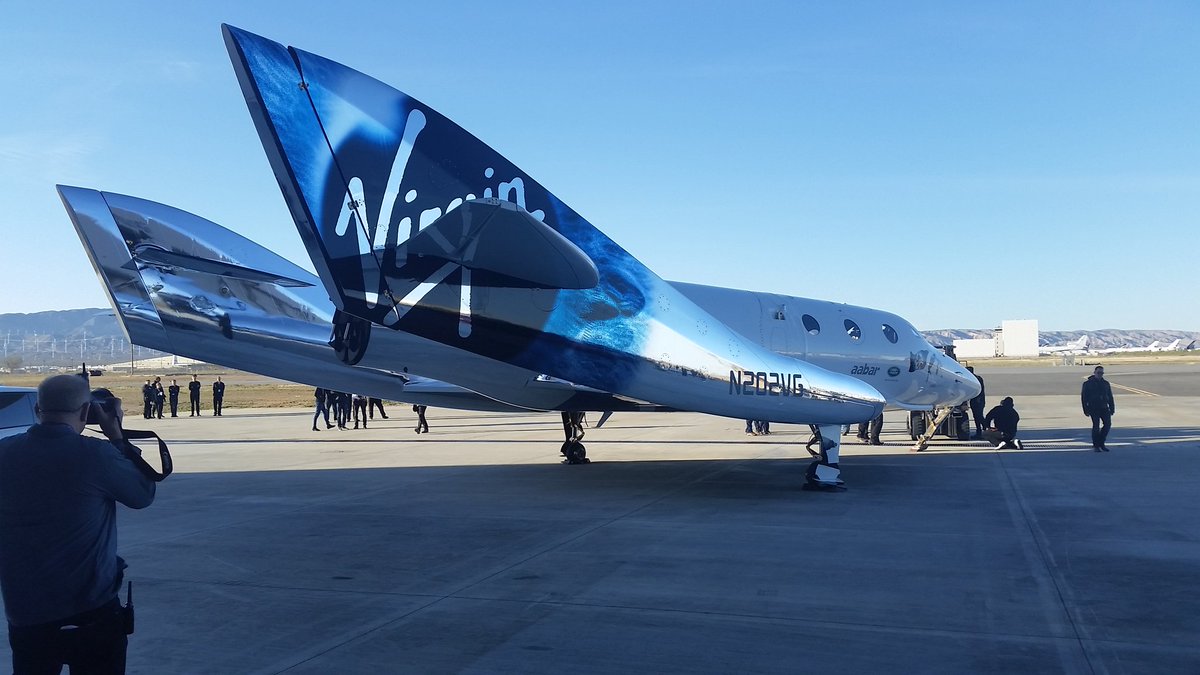 Turist rymdskepp, Virgin Galactic har gjort ett test flight