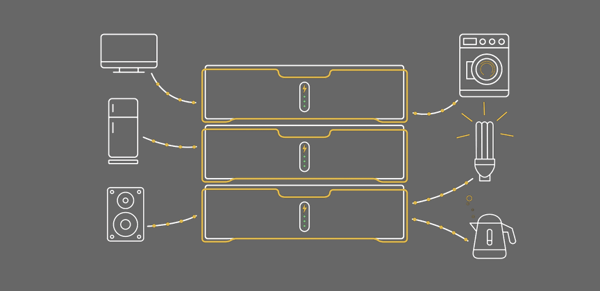 No Estudo desenvolvido universal analógico Powerwall de Tesla