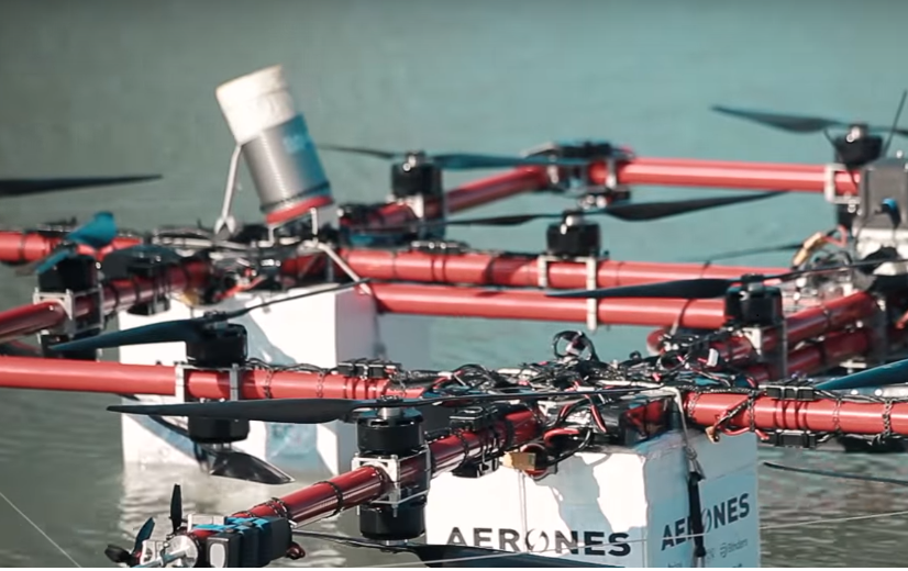 Letonya dediler. jump yapan drone paraşüt