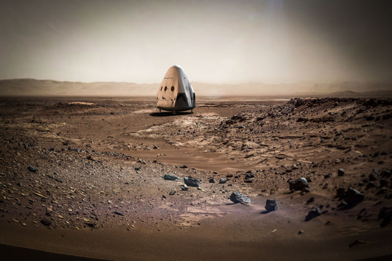 SpaceX zum mars senden kann sofort zwei Schiffe