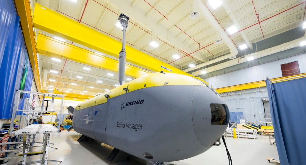 Robot-łódź podwodna Boeing Echo Voyager po raz pierwszy wyszła w morze