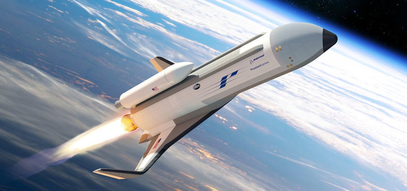 Boeing started to create an experimental space plane Phantom Express