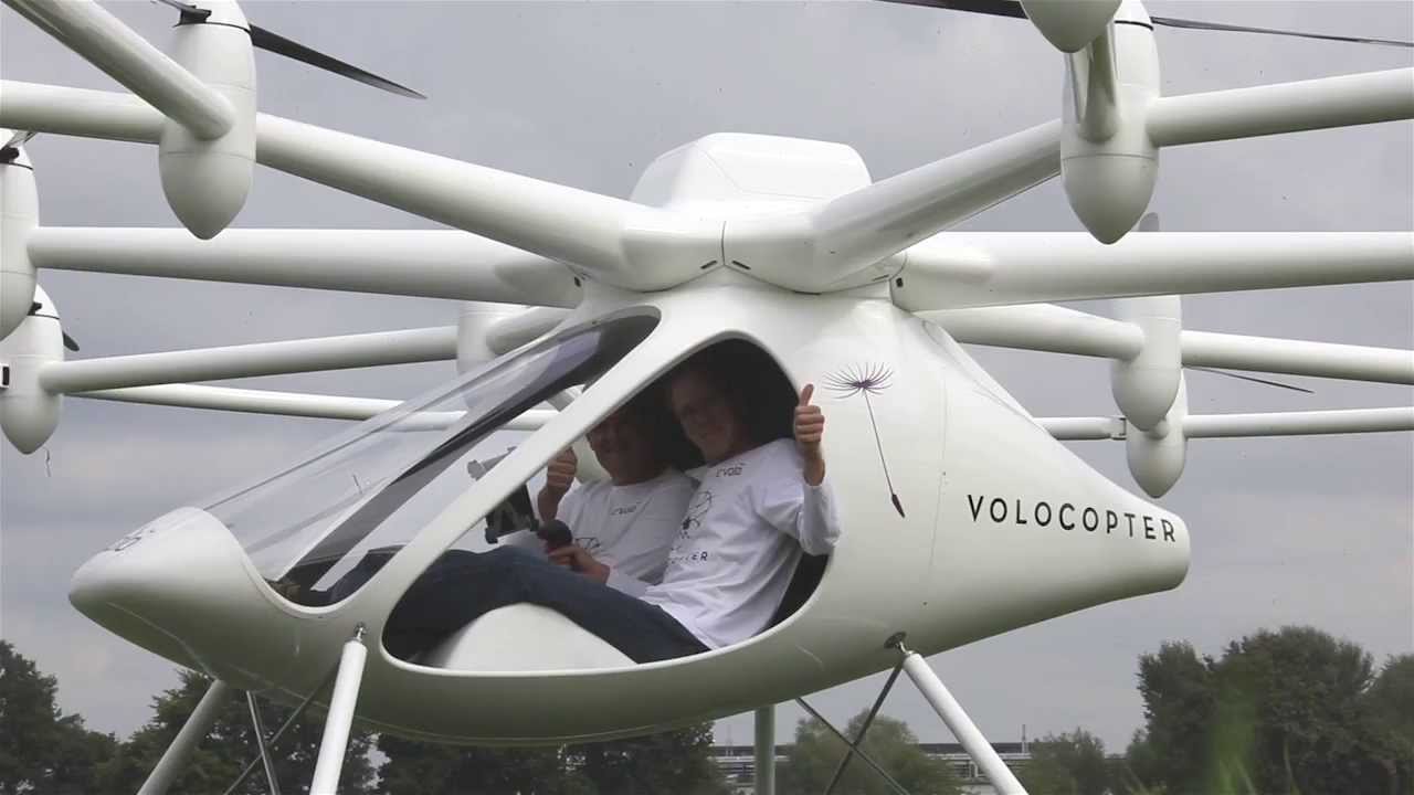 Prova volante di un taxi Volocopter inizieranno quest'anno