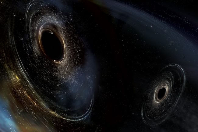 The third detection LIGO shown as double black holes