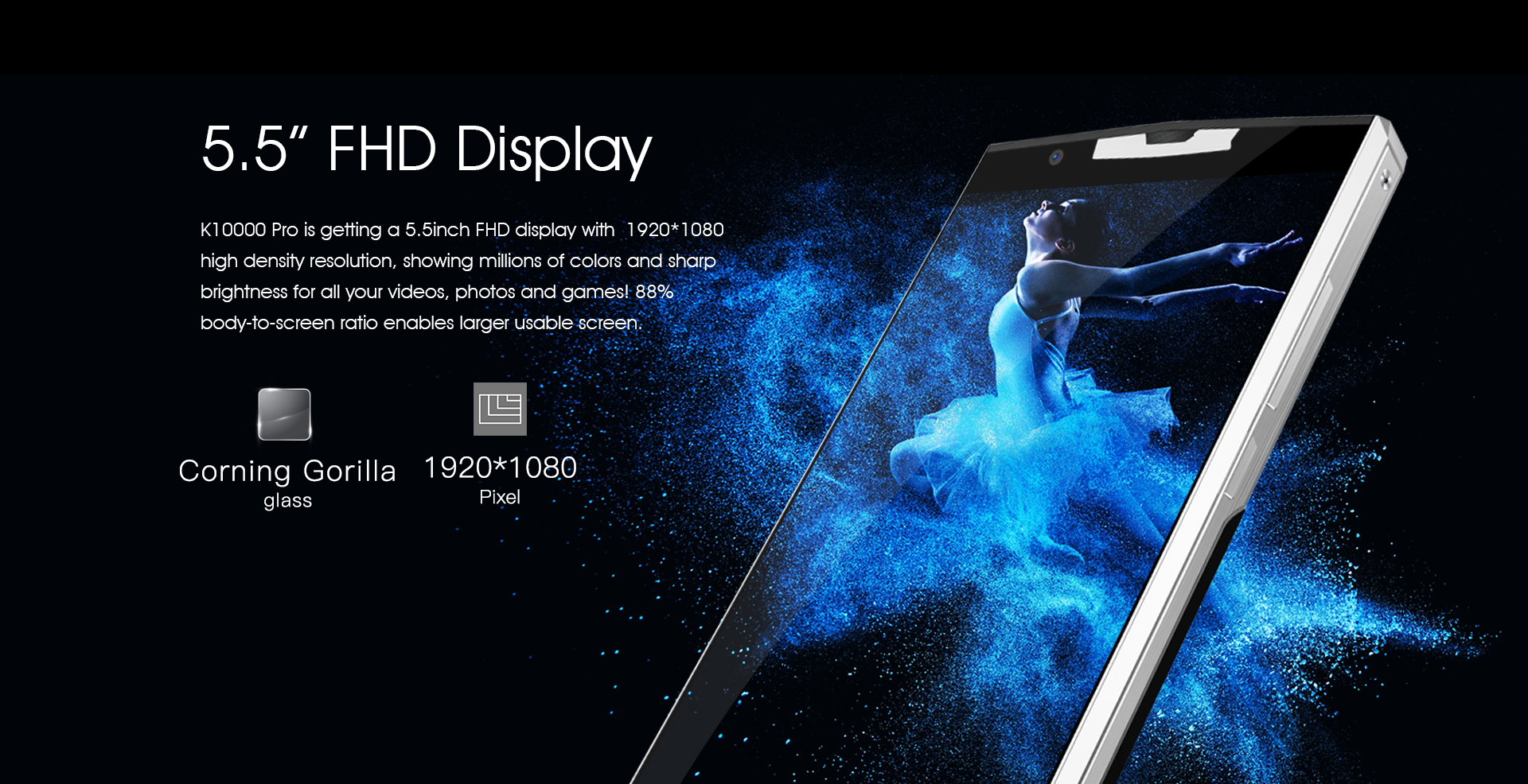 Battery OUKITEL K10000 Pro climbs to new heights