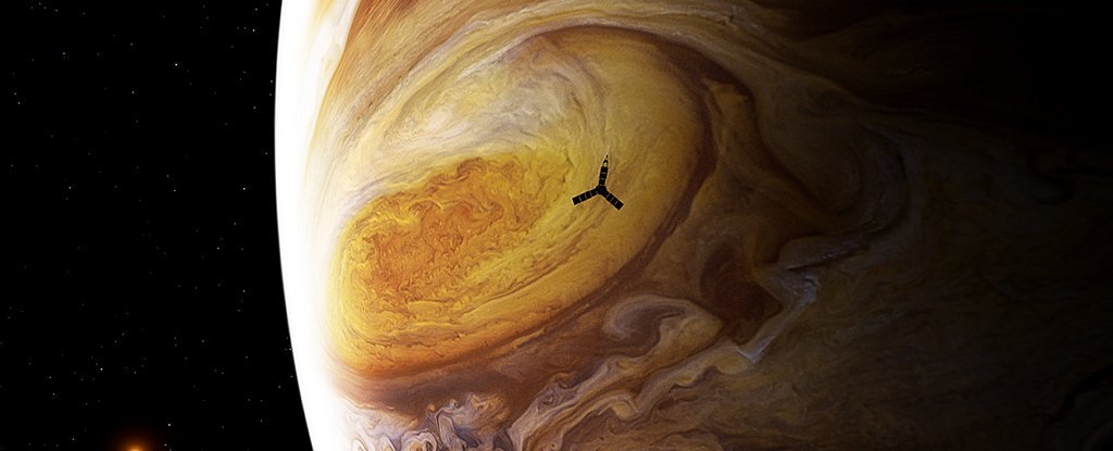 #photo | NASA a reçu des images détaillées de la Grande tache rouge de Jupiter