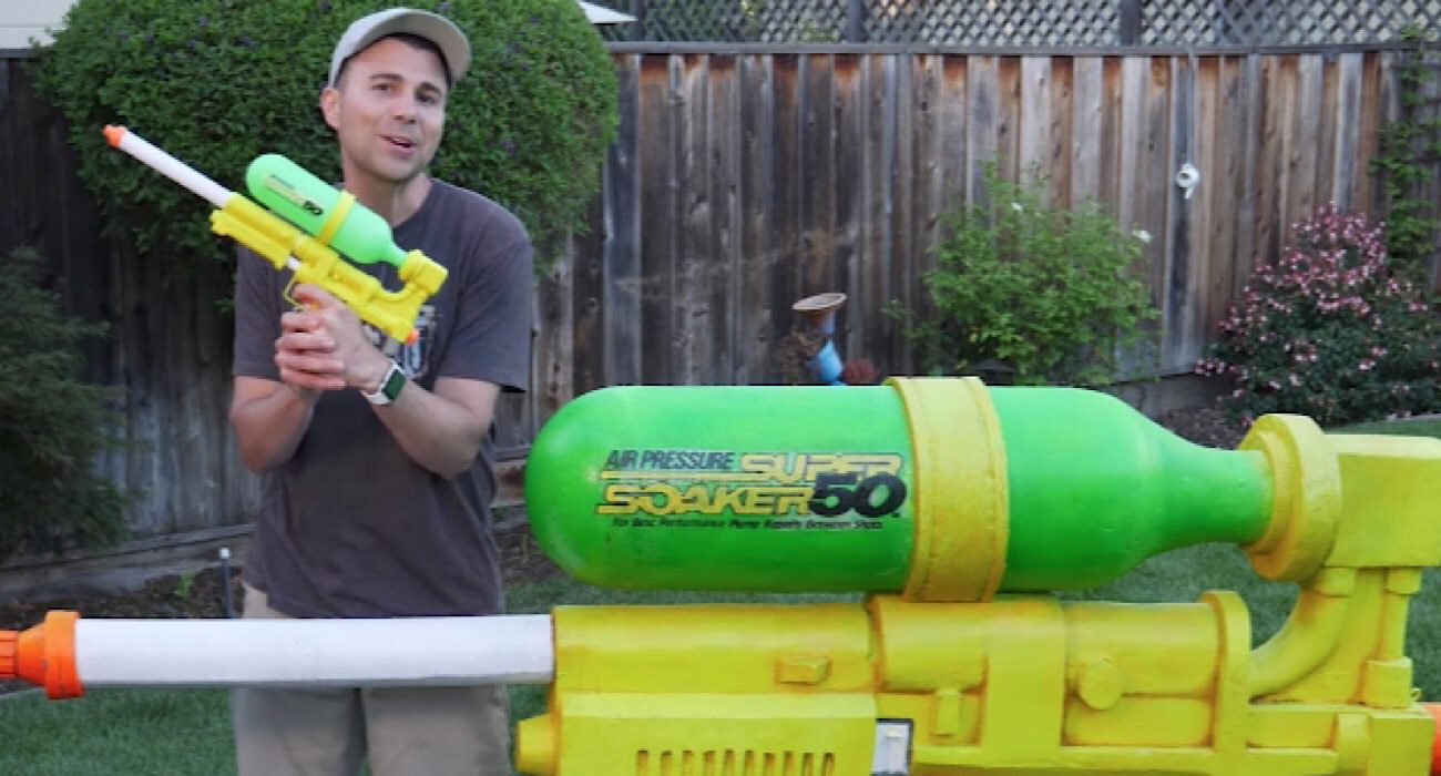 #video | a Former NASA engineer has collected the most powerful water gun