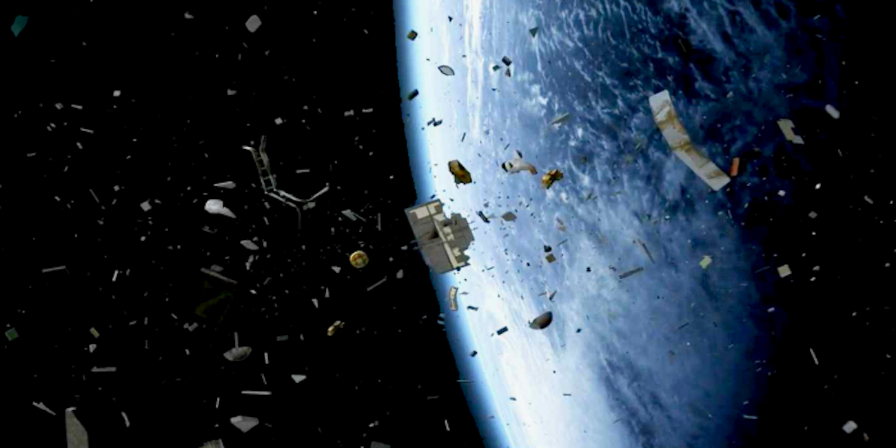 Presented a new project for cleaning up Earth's orbit from space debris
