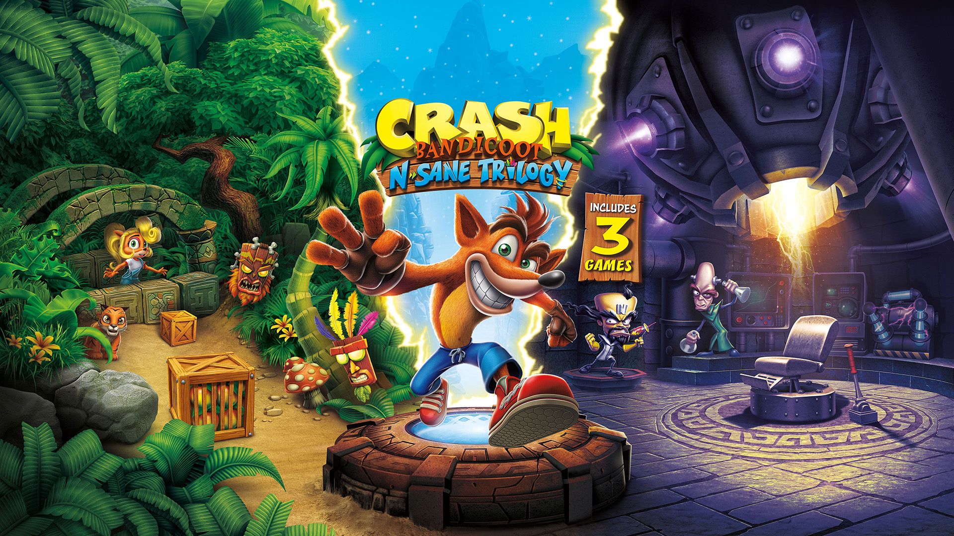 Descripción del juego Crash Bandicoot N. Sane Trilogy