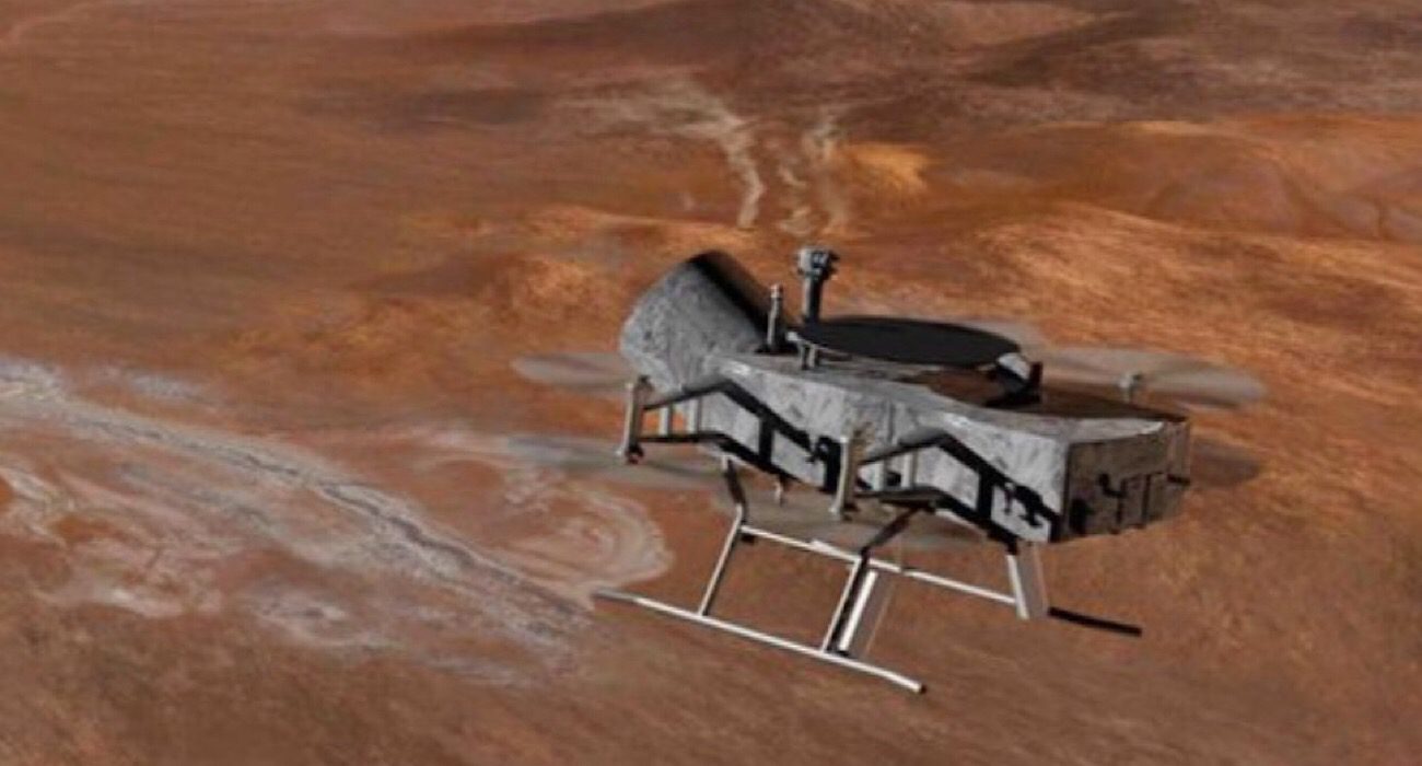 Dragonfly — UAV for exploration of Saturn's moon