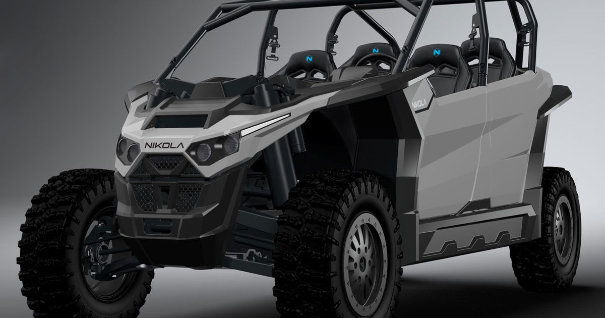 Uma startup Nikola Motors revelou as características de sua elétrico rover