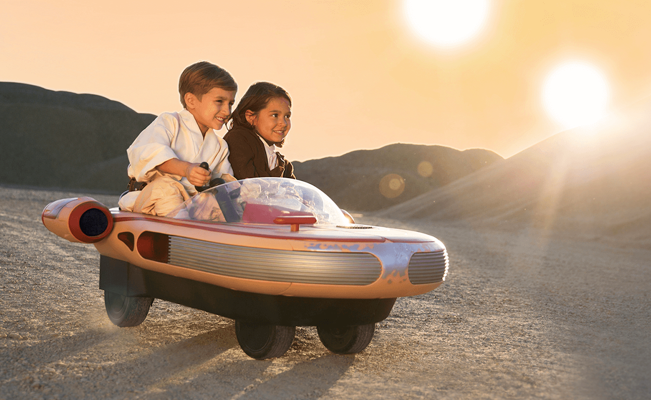 を購入することができますお子様のバージョンのlandspeeder