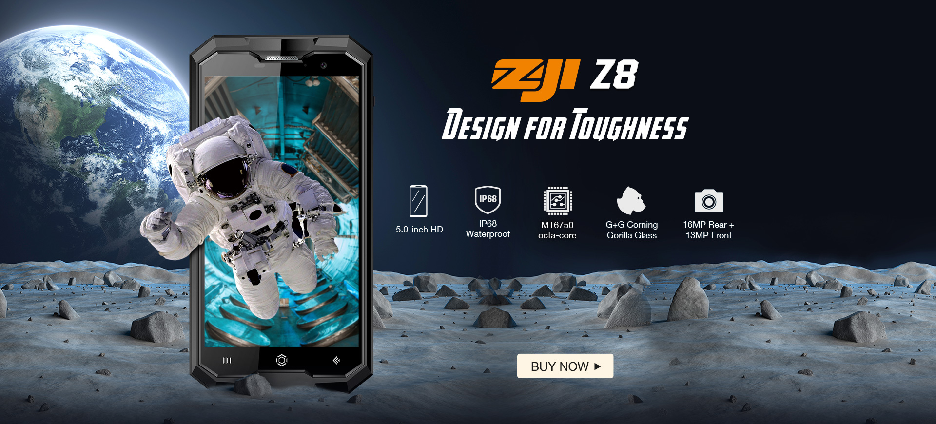 ZOJI Z8 — he's like Darth Vader, only smartphone