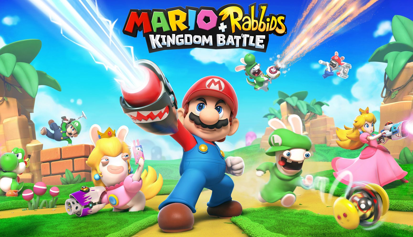 Überblick über die Spiele Mario + Rabbids: Kingdom Battle