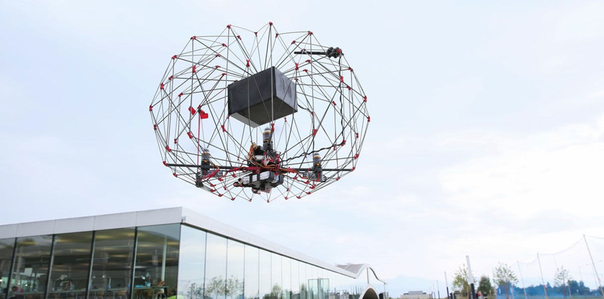 In Switzerland have developed a similar to dandelion foldable drone