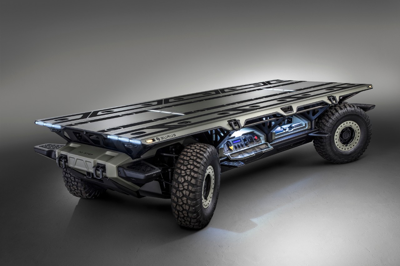 General Motors has developed an unmanned cargo platform on hydrogen
