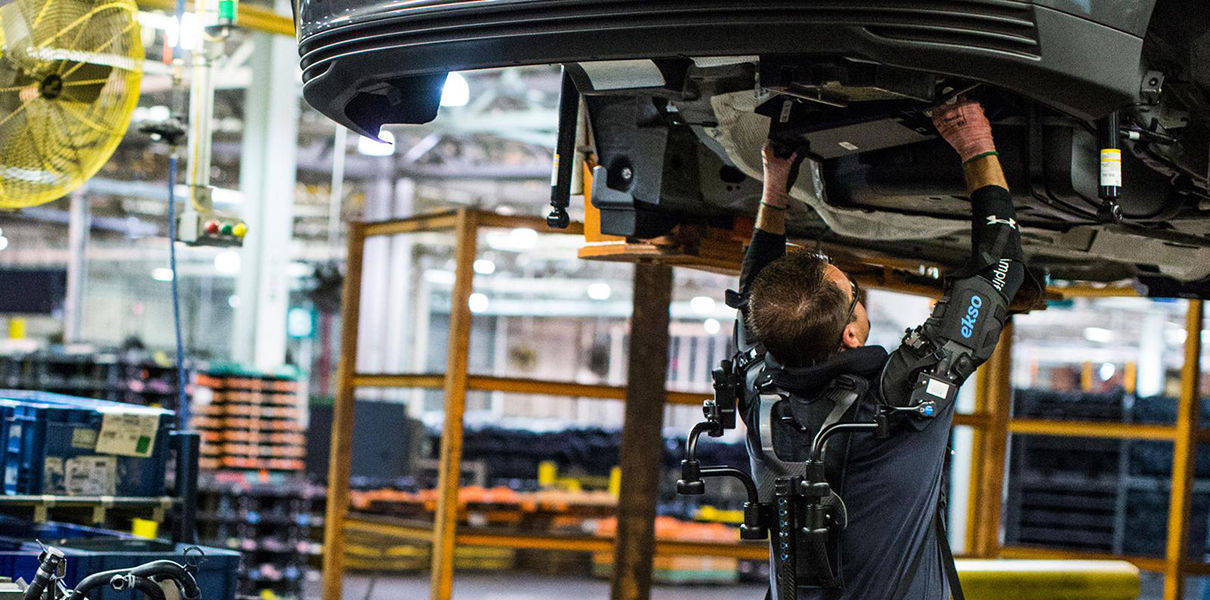 Ford workers began testing exoskeletons