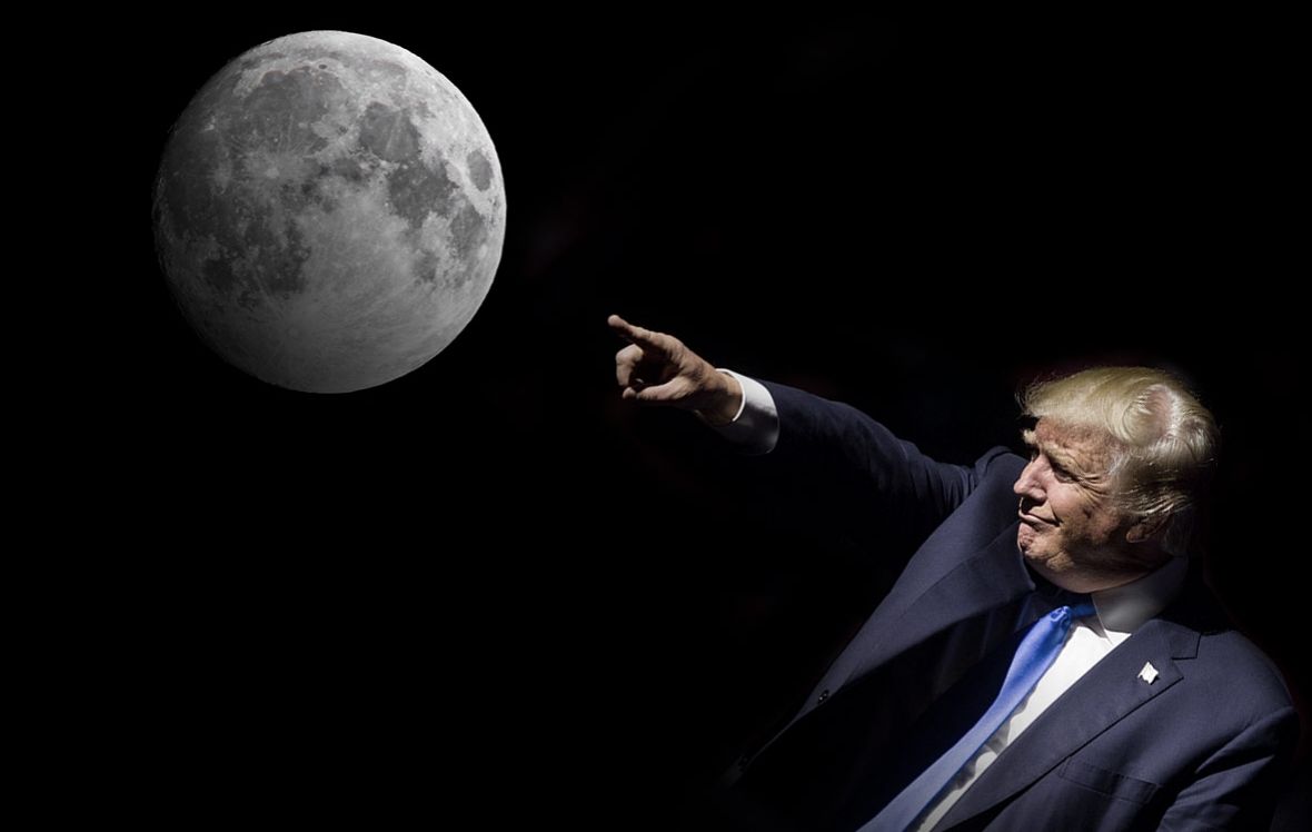 Donald trump wants to send Americans to the moon