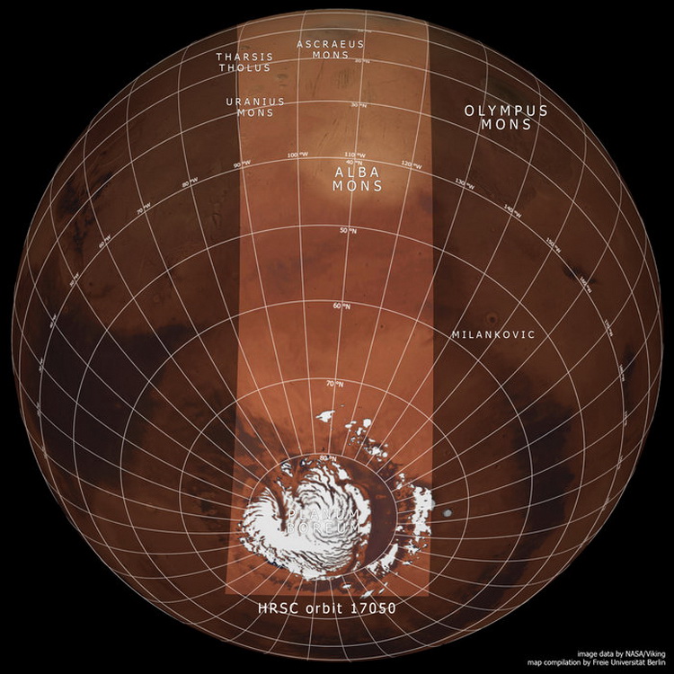 #صورة | علماء الفلك قد أظهرت أن المريخ 