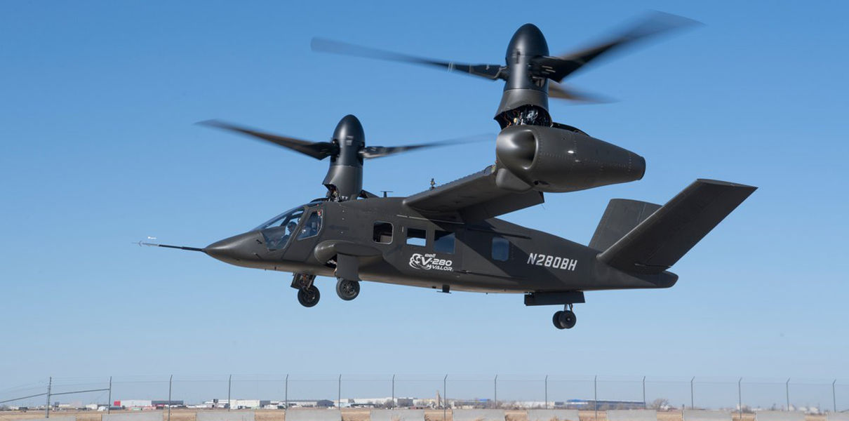 American tiltrotor V-280 Valor for the first time rose into the air