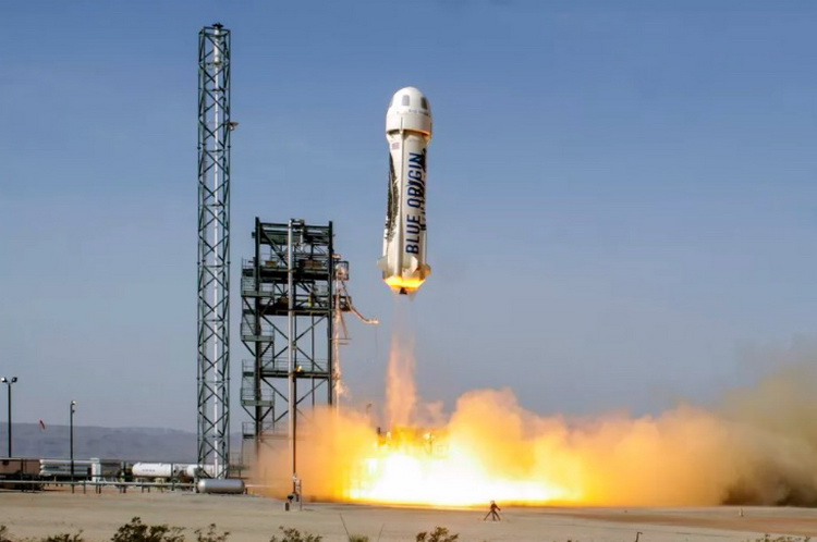 Blue Origin conducted a launch of a new modification of the rocket New Shepard