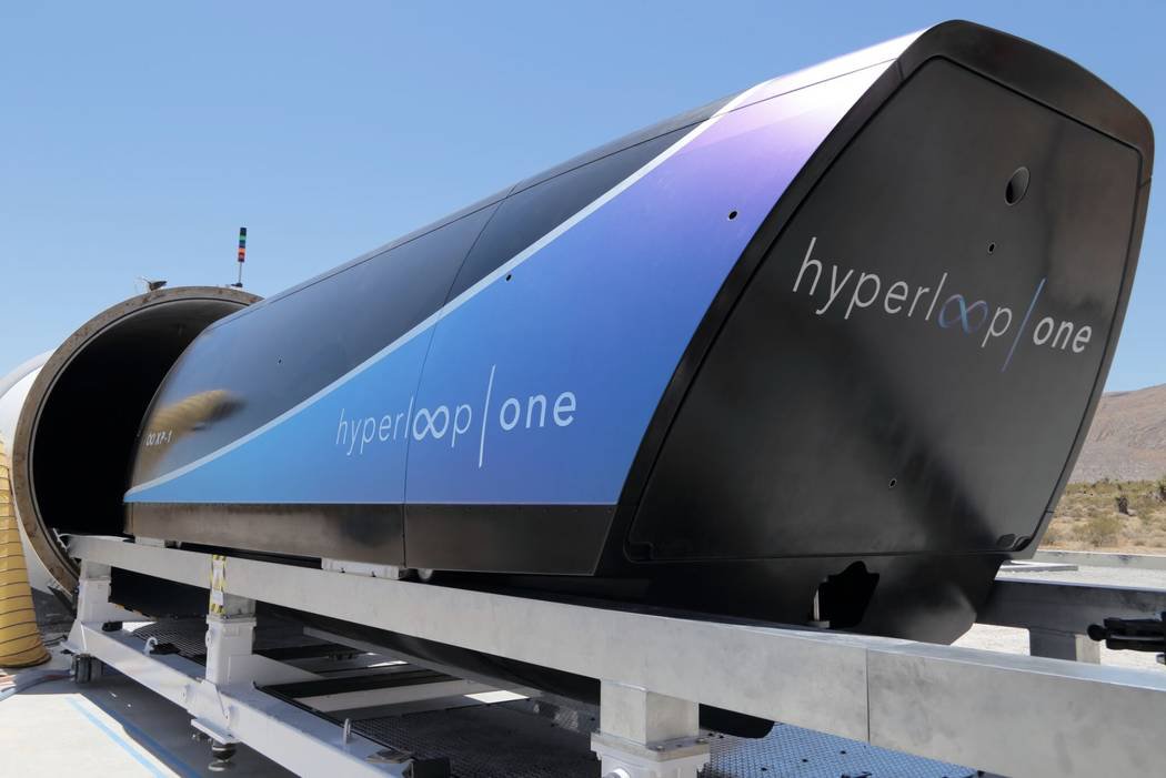 Testers Virgin Hyperloop One broke up the capsule to 387 km/h