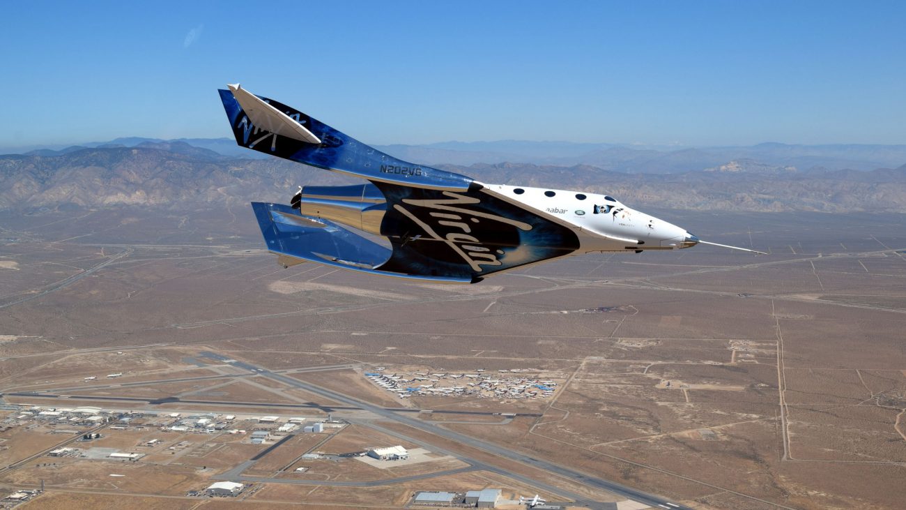 Fra Virgin Galactics SpaceShipTwo gjort den siste flyvning planlegging