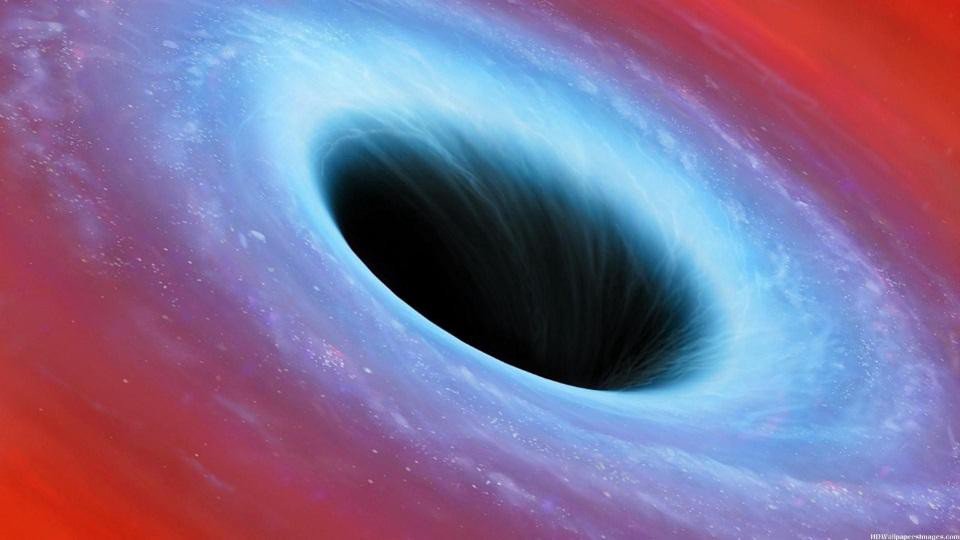 Hvad du ser, der falder ind i et sort hul?