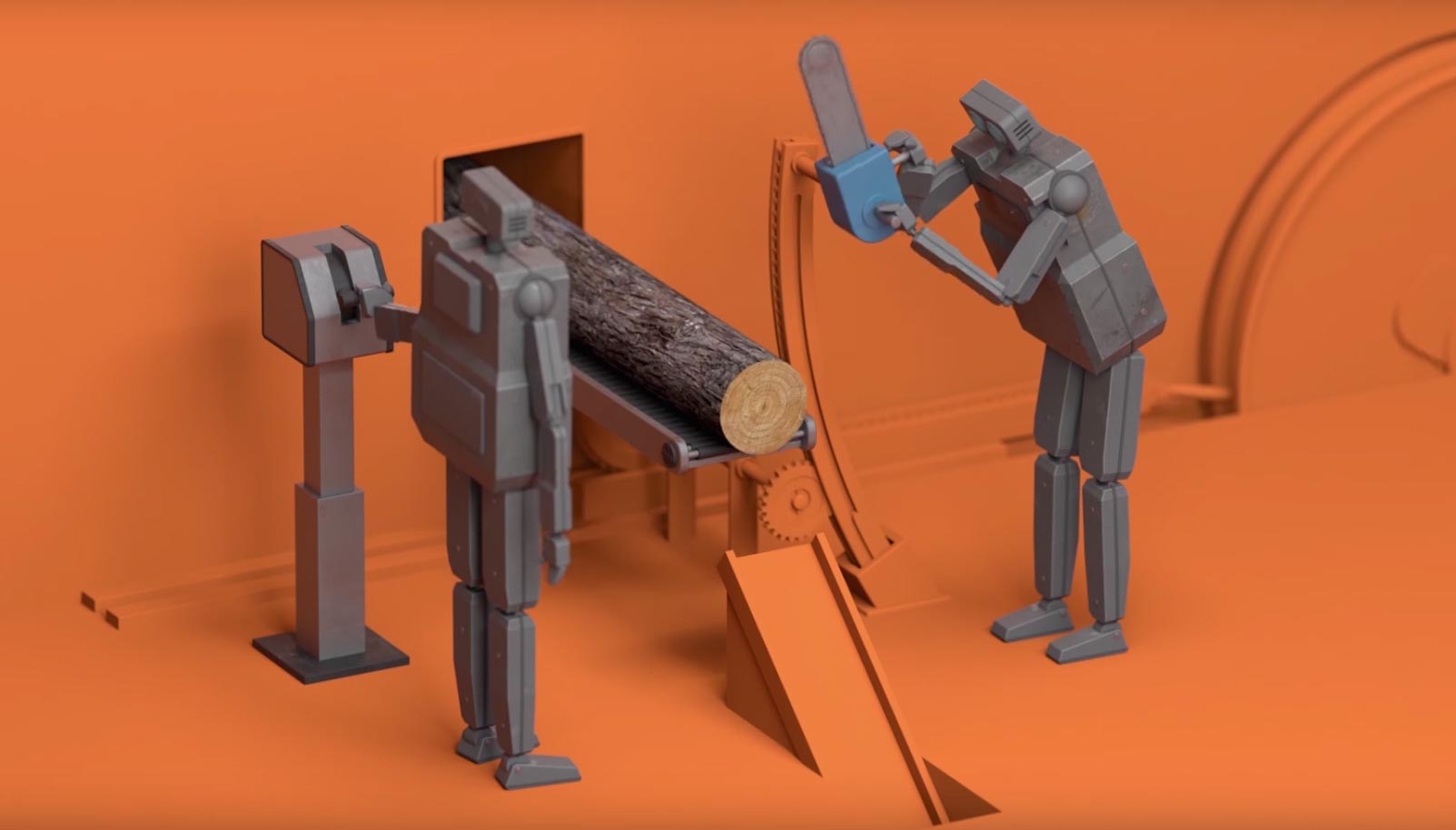 #video of the day | Sad cartoon about the unenviable fate of robotic workaholics