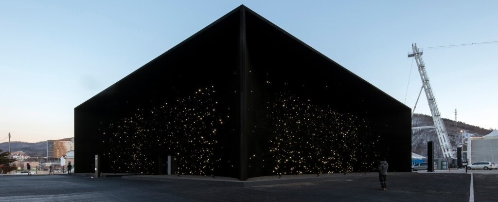 In South Korea, built the black building in the world
