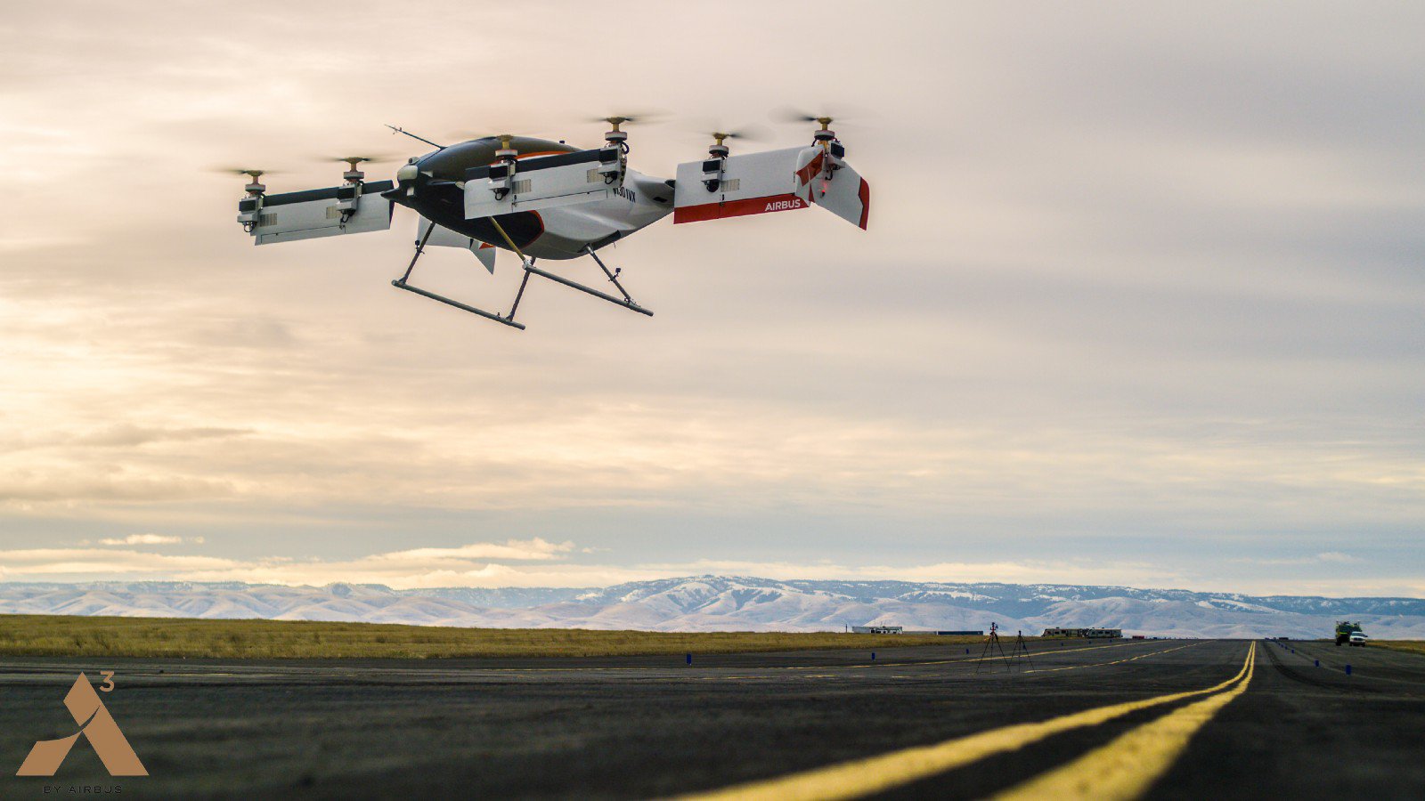 Airbus a tenu les premiers essais de vol d'un drone de taxi