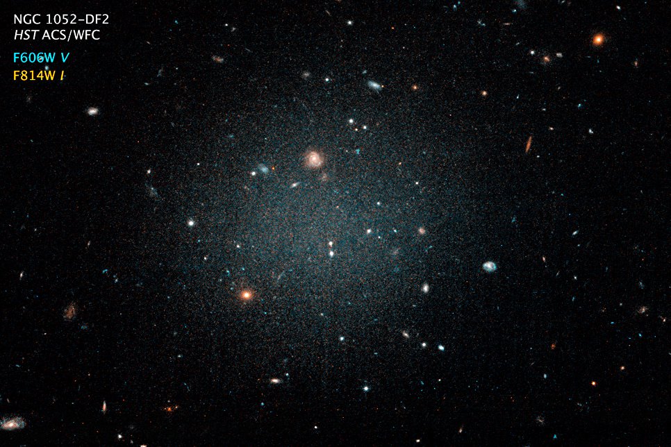天文学家发现星系，其中有几乎没有暗物质