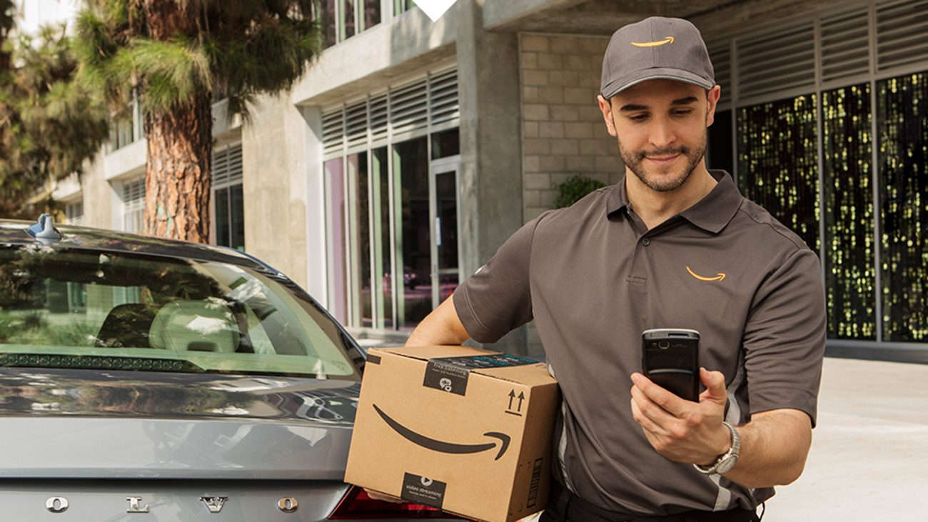 Amazon vil levere kjøpet midt i bagasjerommet på bilen