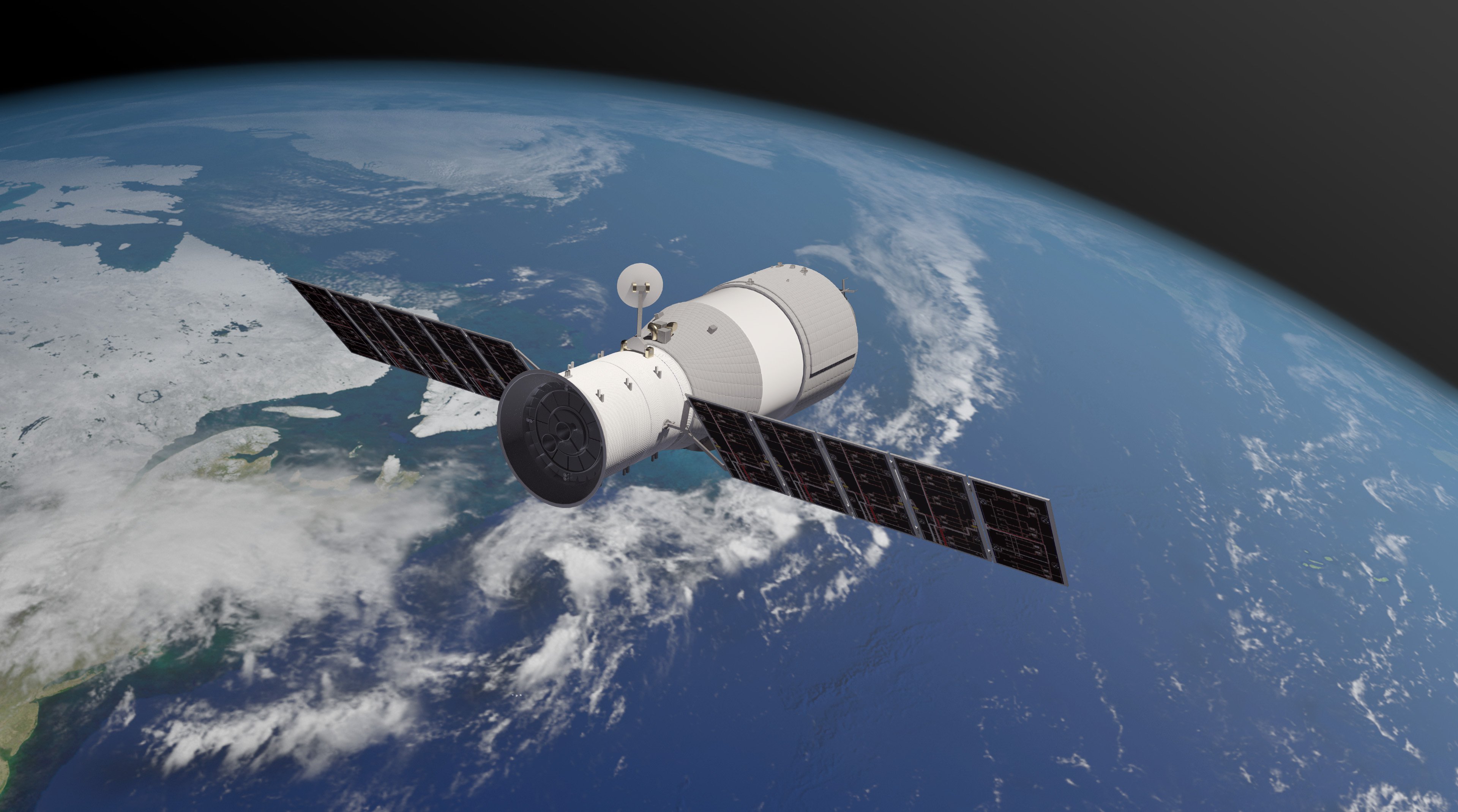 Chinoise de la station orbitale «Tiangong-1» est tombé dans l'océan pacifique