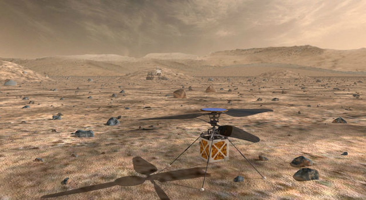 Løst: NASA vil sende en helikopter til Mars