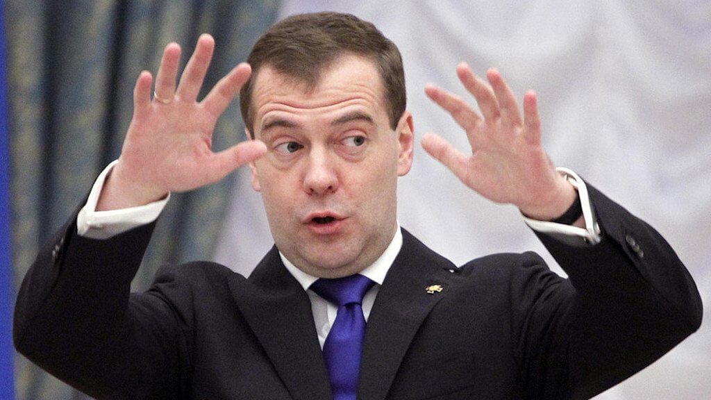 Medvedev talte om omdøbning af lad os starte med 