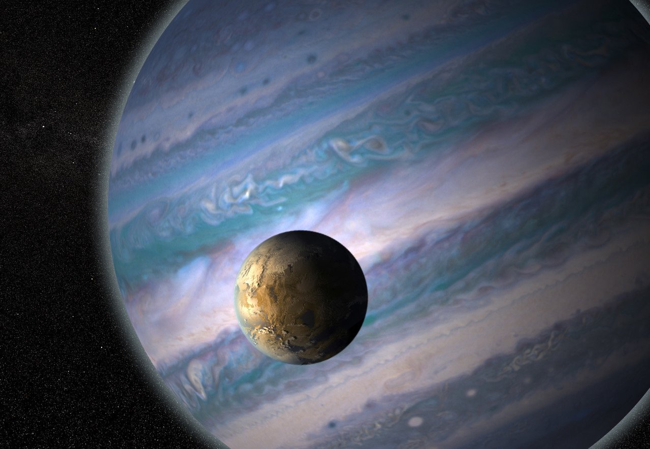 121 opdaget en planet, hvor det er muligt beboelige satellitter