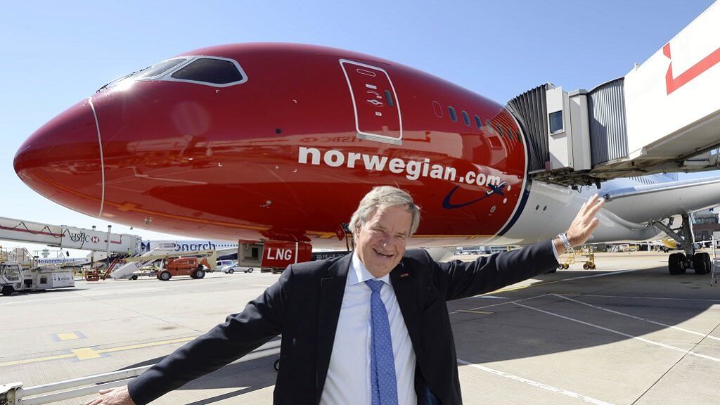 El CEO de Norwegian Air iniciará криптобиржу y permitirá comprar billetes de avión por Биткоин